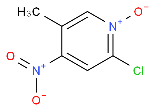 2-Chloro-5-Methyl-4-nitropyridine 1-oxide_Molecular_structure_CAS_60323-96-8)