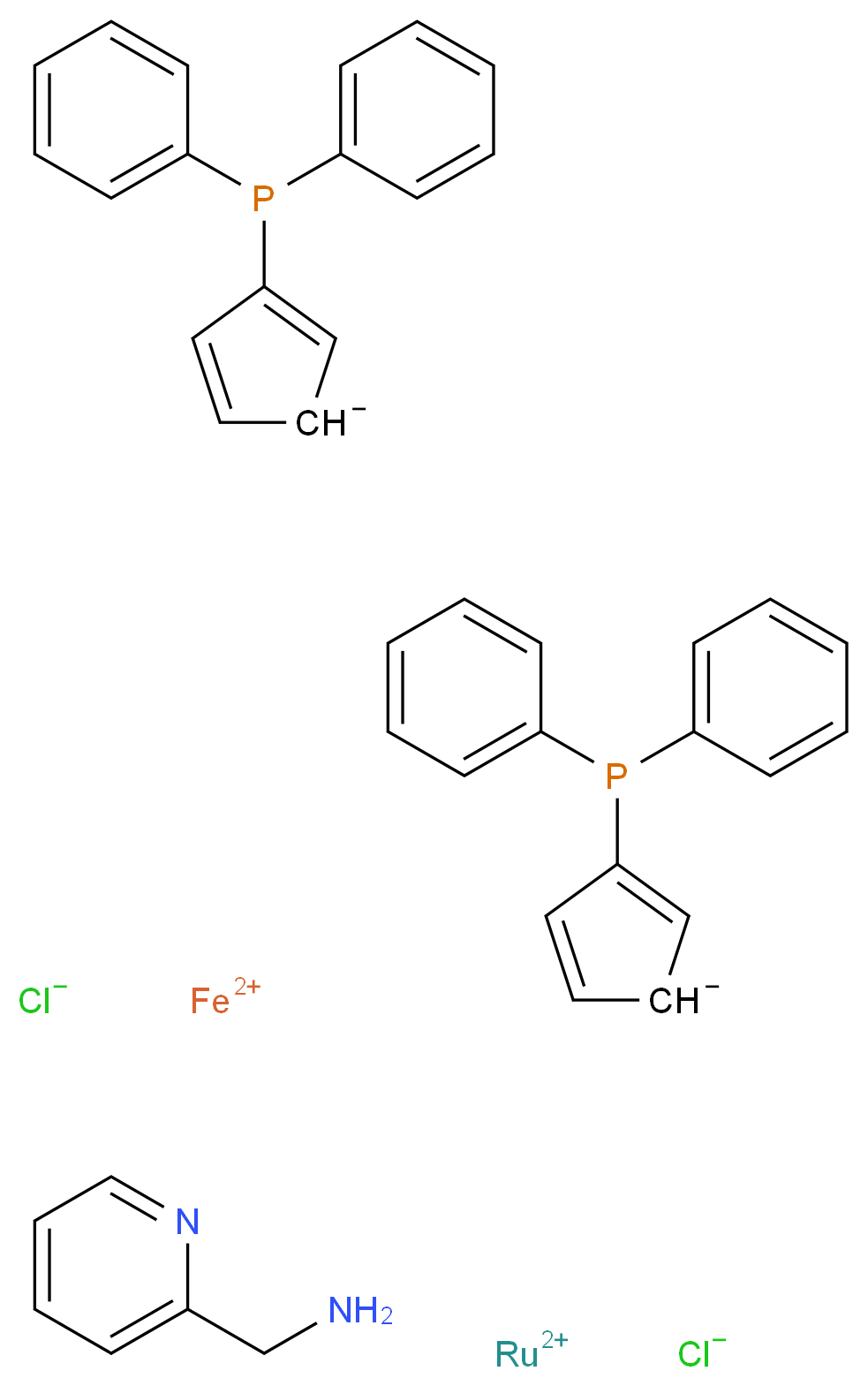 DPPF RuCl2 AMPY_Molecular_structure_CAS_1287255-62-2)