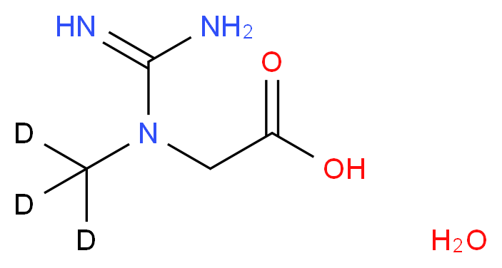 Creatine-(methyl-d3) monohydrate_Molecular_structure_CAS_284664-86-4)