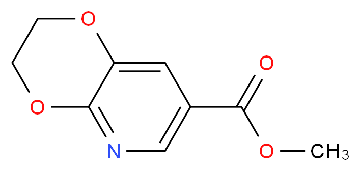 Methyl 2,3-dihydro-[1,4]dioxino[2,3-b]pyridine-7-carboxylate_Molecular_structure_CAS_)