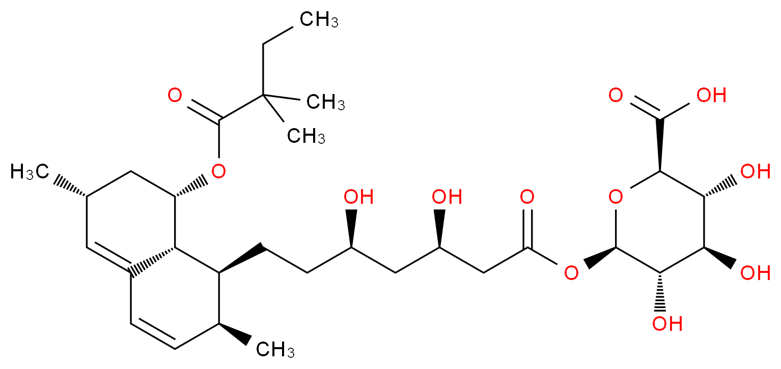 Simvastatin Acyl-β-D-glucuronide_Molecular_structure_CAS_463962-56-3)