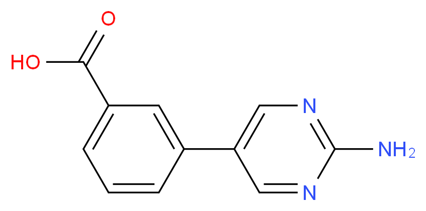 3-(2-Aminopyrimidin-5-yl)benzoic acid_Molecular_structure_CAS_914349-45-4)