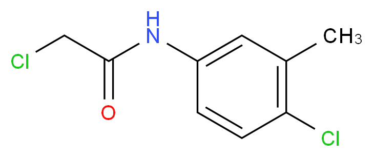 2-chloro-N-(4-chloro-3-methylphenyl)acetamide_Molecular_structure_CAS_99585-90-7)