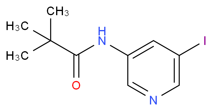 N-(5-Iodo-pyridin-3-yl)-2,2-dimethyl-propionamide_Molecular_structure_CAS_873302-38-6)