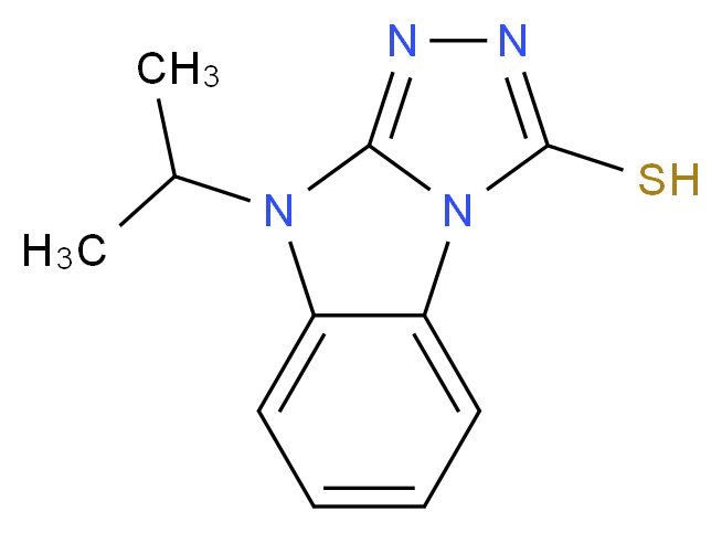 9-Isopropyl-9H-benzo[4,5]imidazo[2,1-c][1,2,4]triazole-3-thiol_Molecular_structure_CAS_)