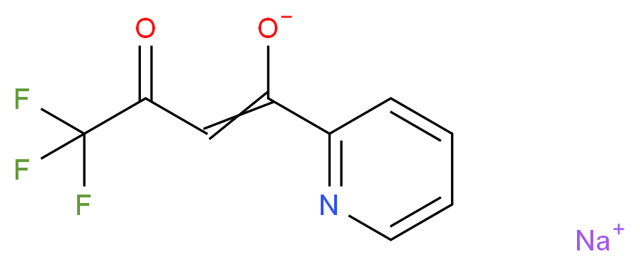 sodium 4,4,4-trifluoro-3-oxo-1-(pyridin-2-yl)but-1-en-1-olate_Molecular_structure_CAS_)