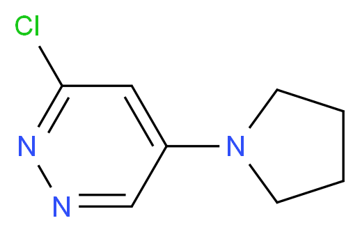 3-chloro-5-(1-pyrrolidinyl)pyridazine_Molecular_structure_CAS_)