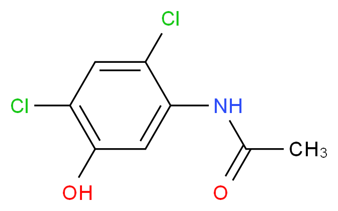 2′,4′-Dichloro-5′-hydroxyacetanilide_Molecular_structure_CAS_67669-19-6)