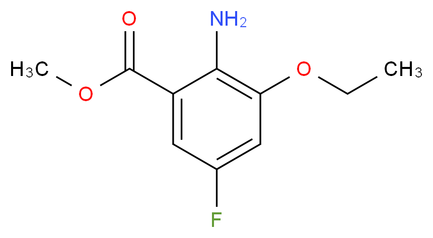 methyl 2-amino-3-ethoxy-5-fluorobenzoate_Molecular_structure_CAS_)