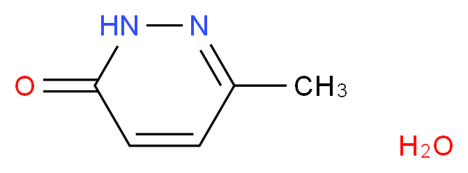 6-Methyl-2,3-dihydropyridazin-3-one hydrate_Molecular_structure_CAS_7143-82-0)