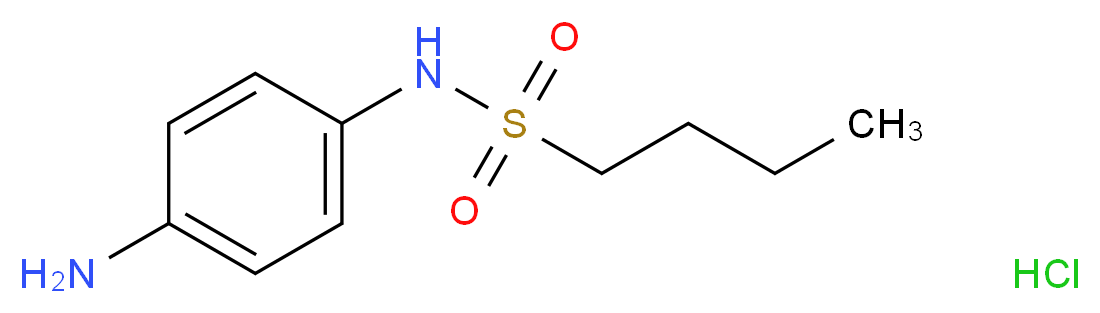 N-(4-aminophenyl)butane-1-sulfonamide hydrochloride_Molecular_structure_CAS_)