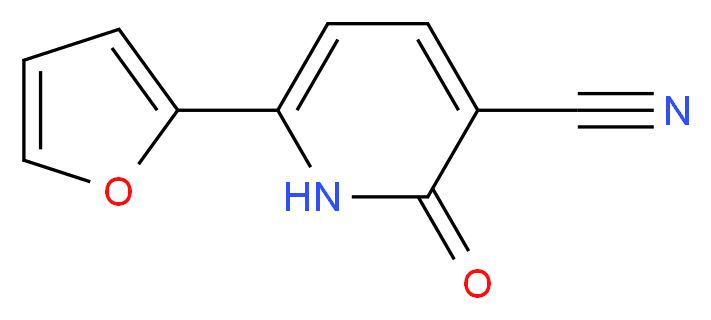 6-(2-furyl)-2-oxo-1,2-dihydropyridine-3-carbonitrile_Molecular_structure_CAS_)