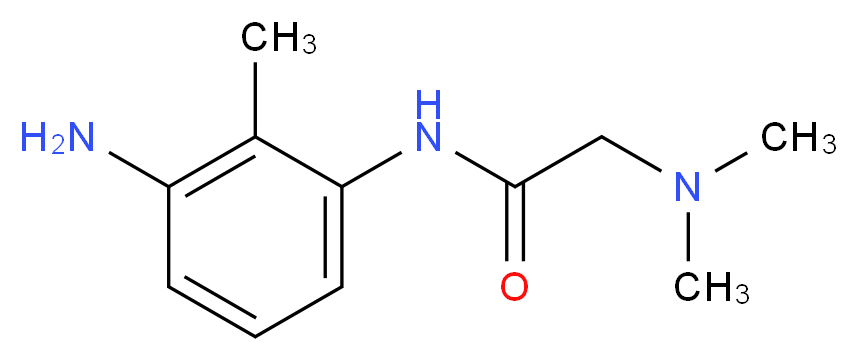 N~1~-(3-amino-2-methylphenyl)-N~2~,N~2~-dimethylglycinamide_Molecular_structure_CAS_946782-98-5)