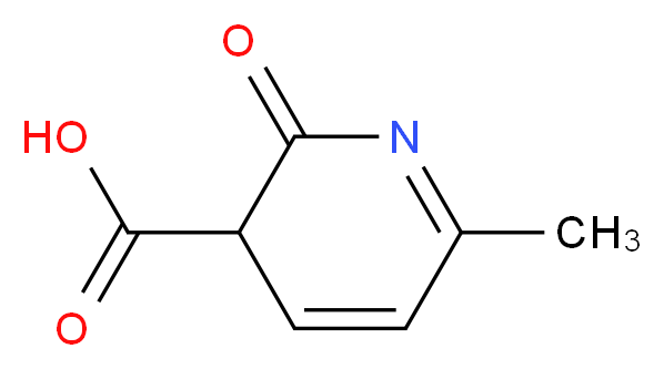 6-methyl-2-oxo-2,3-dihydropyridine-3-carboxylic acid_Molecular_structure_CAS_38116-61-9)