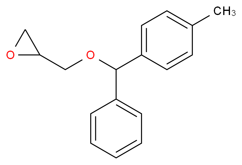 2-{[(4-methylphenyl)(phenyl)methoxy]methyl}oxirane_Molecular_structure_CAS_)