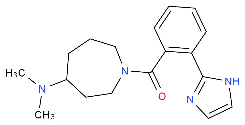 1-[2-(1H-imidazol-2-yl)benzoyl]-N,N-dimethyl-4-azepanamine_Molecular_structure_CAS_)