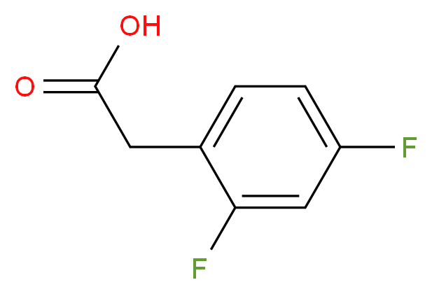 2,4-Difluorophenylacetic acid 97%_Molecular_structure_CAS_81228-09-3)