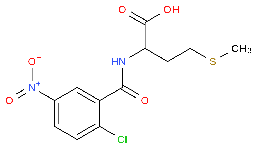 2-[(2-chloro-5-nitrobenzoyl)amino]-4-(methylthio)butanoic acid_Molecular_structure_CAS_)