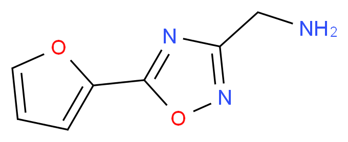 1-[5-(2-furyl)-1,2,4-oxadiazol-3-yl]methanamine_Molecular_structure_CAS_946745-19-3)