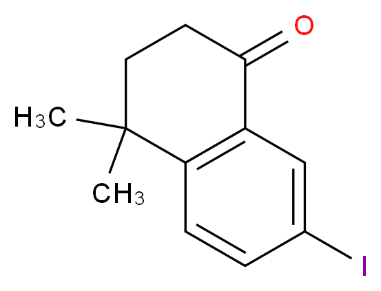 7-iodo-4,4-dimethyl-3,4-dihydronaphthalen-1(2H)-one_Molecular_structure_CAS_13720-90-6)