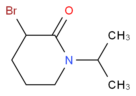 3-bromo-1-(propan-2-yl)piperidin-2-one_Molecular_structure_CAS_)