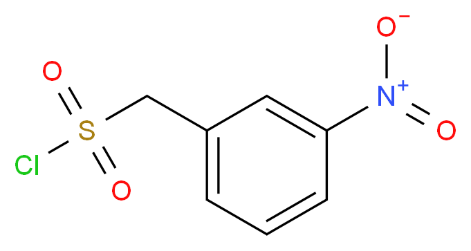 (3-nitrophenyl)methanesulfonyl chloride_Molecular_structure_CAS_)