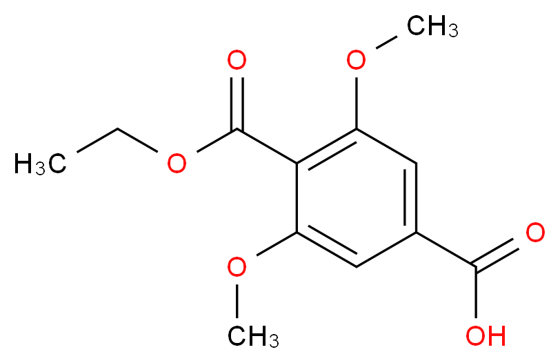 4-CARBETHOXY-3,5-DIMETHOXYBENZOIC ACID_Molecular_structure_CAS_81028-93-5)