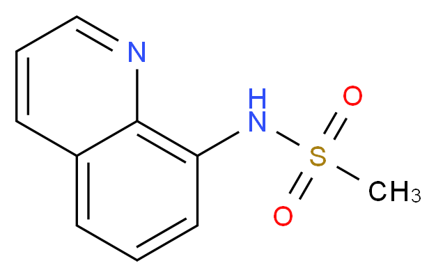 N-(QUINOLIN-8-YL)METHANESULFONAMIDE_Molecular_structure_CAS_)