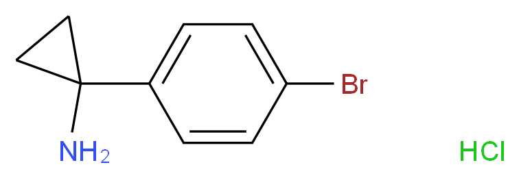 1-(4-bromophenyl)cyclopropan-1-amine hydrochloride_Molecular_structure_CAS_)