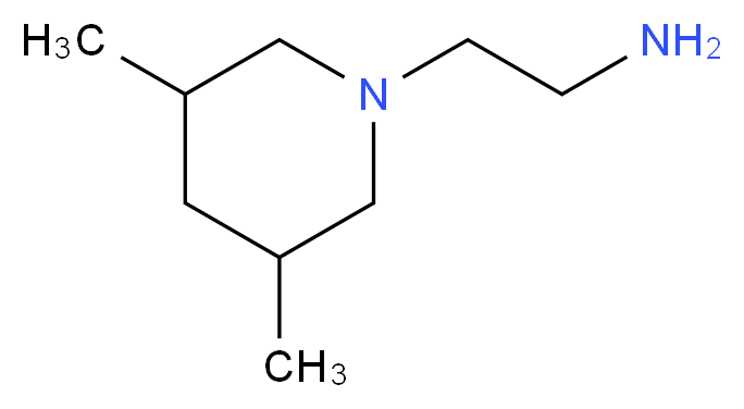 2-(3,5-Dimethylpiperidin-1-yl)ethanamine_Molecular_structure_CAS_)