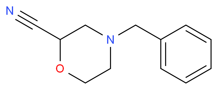 4-benzylmorpholine-2-carbonitrile_Molecular_structure_CAS_126645-52-1)