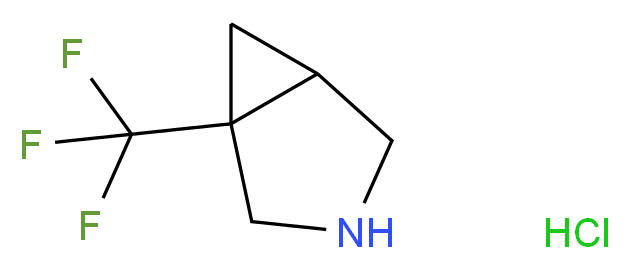 1-(trifluoromethyl)-3-azabicyclo[3.1.0]hexane hydrochloride_Molecular_structure_CAS_)
