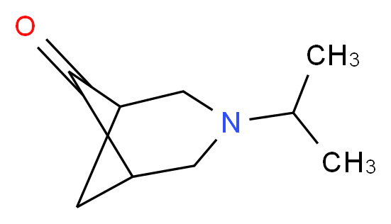3-(propan-2-yl)-3-azabicyclo[3.1.1]heptan-6-one_Molecular_structure_CAS_)