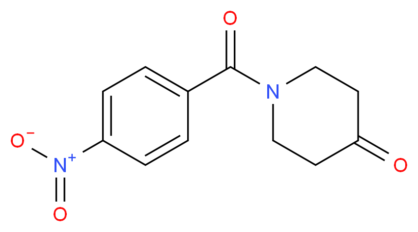 1-(4-Nitrobenzoyl)tetrahydro-4(1H)-pyridinone_Molecular_structure_CAS_34259-84-2)