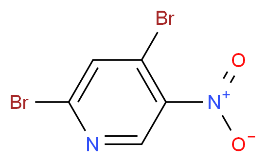 2,4-Dibromo-5-nitropyridine _Molecular_structure_CAS_4487-57-4)