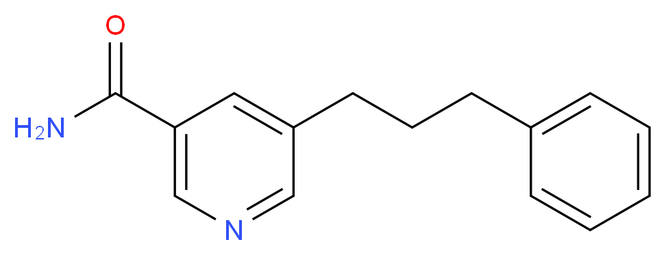 5-(3-phenylpropyl)nicotinamide_Molecular_structure_CAS_)