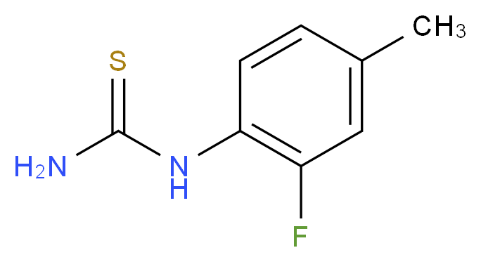 N-(2-fluoro-4-methylphenyl)thiourea_Molecular_structure_CAS_)
