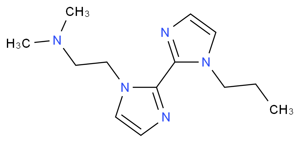N,N-dimethyl-2-(1'-propyl-1H,1'H-2,2'-biimidazol-1-yl)ethanamine_Molecular_structure_CAS_)