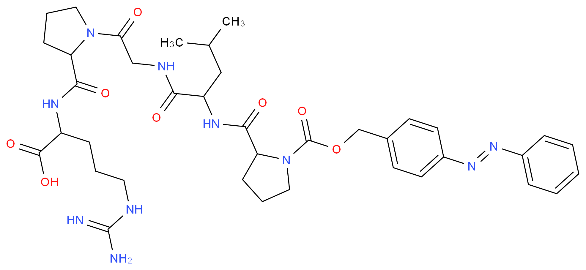 4-Phenylazobenzyloxycarbonyl-Pro-Leu-Gly-Pro-D-Arg_Molecular_structure_CAS_17011-78-8)