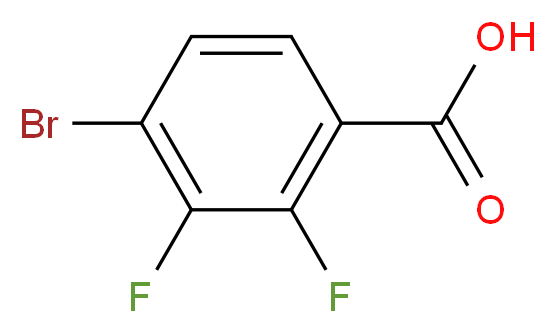 4-Bromo-2,3-difluorobenzoic acid 98%_Molecular_structure_CAS_194804-91-6)