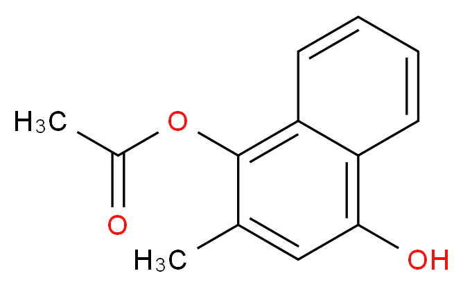 4-hydroxy-2-methyl-1-naphthyl acetate_Molecular_structure_CAS_2211-27-0)