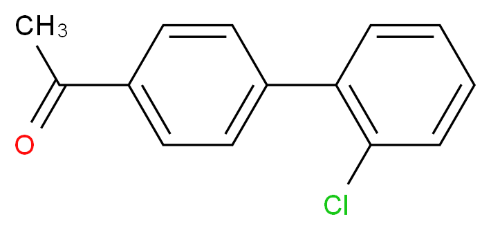 1-(2'-Chloro[1,1-biphenyl]-4-yl)ethanone_Molecular_structure_CAS_)