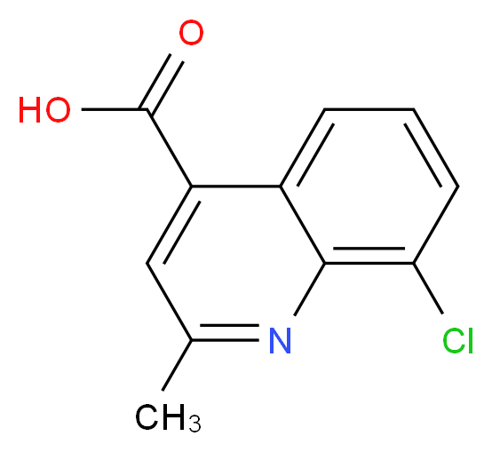 8-chloro-2-methyl-4-quinolinecarboxylic acid_Molecular_structure_CAS_52413-67-9)