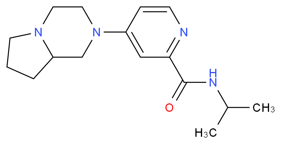 4-(hexahydropyrrolo[1,2-a]pyrazin-2(1H)-yl)-N-isopropyl-2-pyridinecarboxamide_Molecular_structure_CAS_)