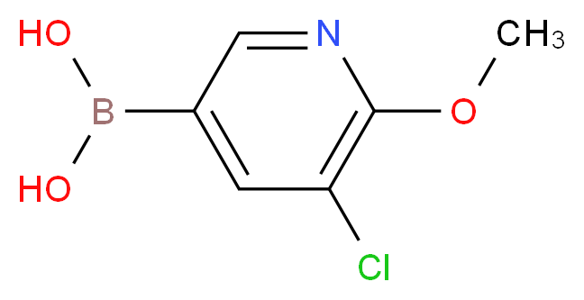 5-chloro-6-methoxypyridin-3-ylboronic acid_Molecular_structure_CAS_942438-89-3)