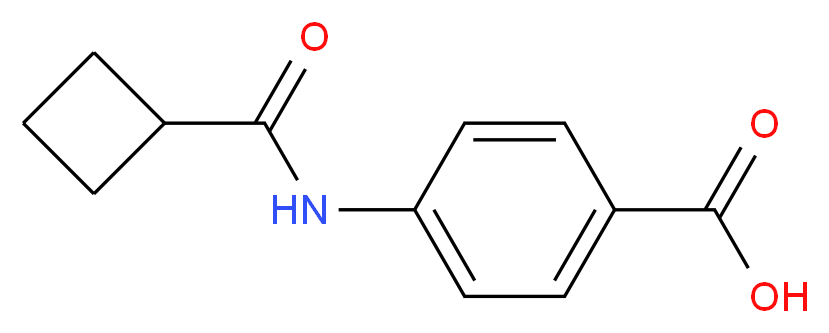 4-[(Cyclobutylcarbonyl)amino]benzoic acid_Molecular_structure_CAS_33582-66-0)