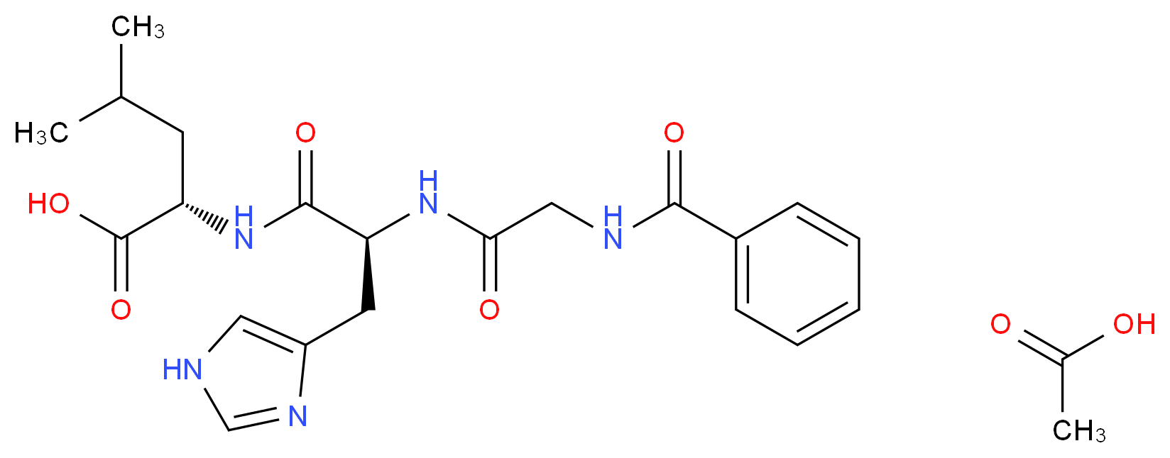 Hippuryl-His-Leu acetate salt_Molecular_structure_CAS_103404-54-2)