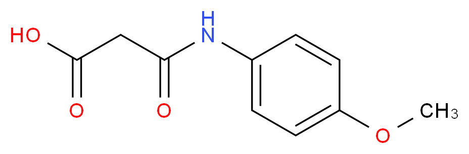 3-[(4-methoxyphenyl)amino]-3-oxopropanoic acid_Molecular_structure_CAS_61916-60-7)