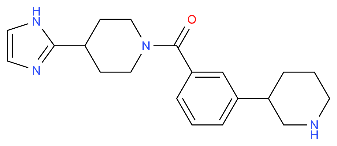 4-(1H-imidazol-2-yl)-1-(3-piperidin-3-ylbenzoyl)piperidine_Molecular_structure_CAS_)
