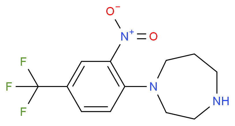 1-[2-Nitro-4-(trifluoromethyl)phenyl]homopiperazine_Molecular_structure_CAS_646455-48-3)